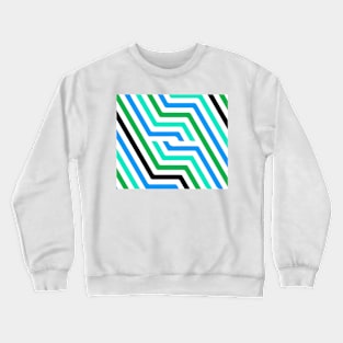 Retro style lines Crewneck Sweatshirt